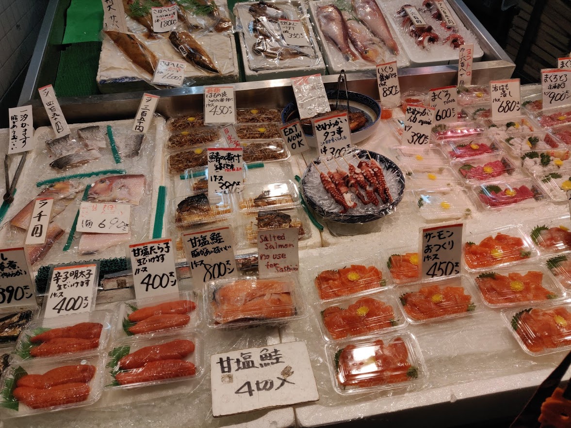 Nishiki market en Gion