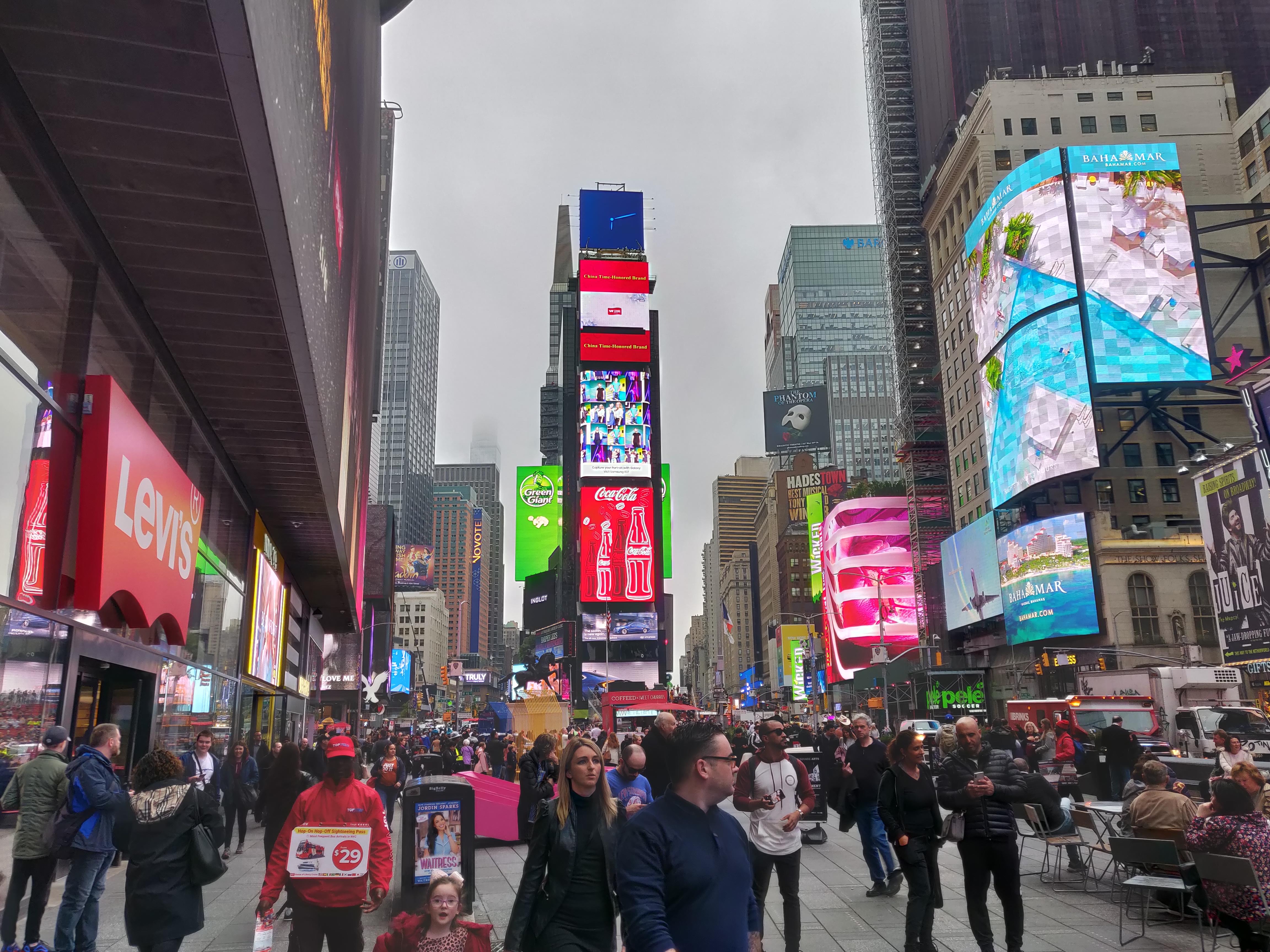 Een wandeling op Times Square