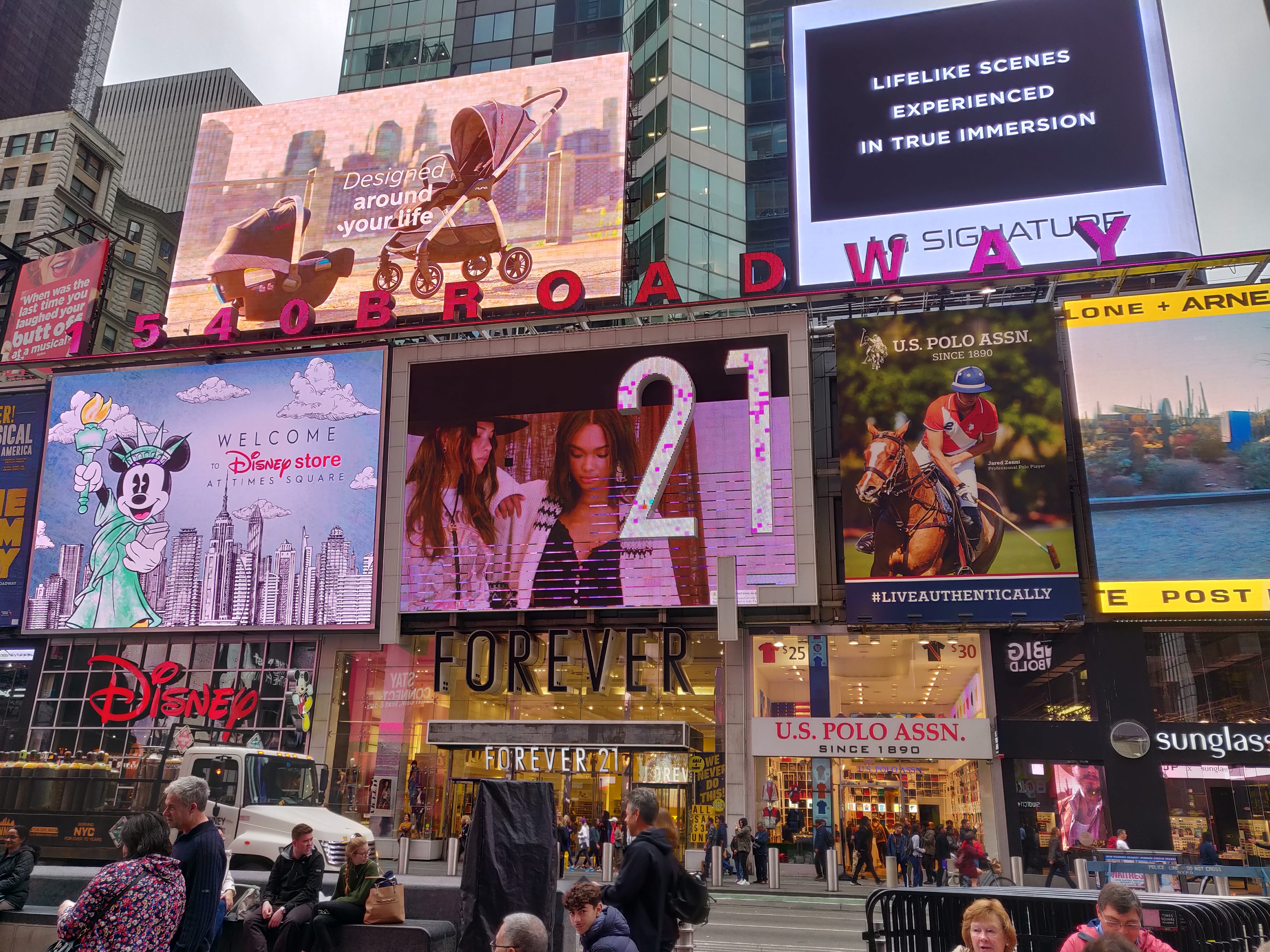 Een wandeling op Times Square