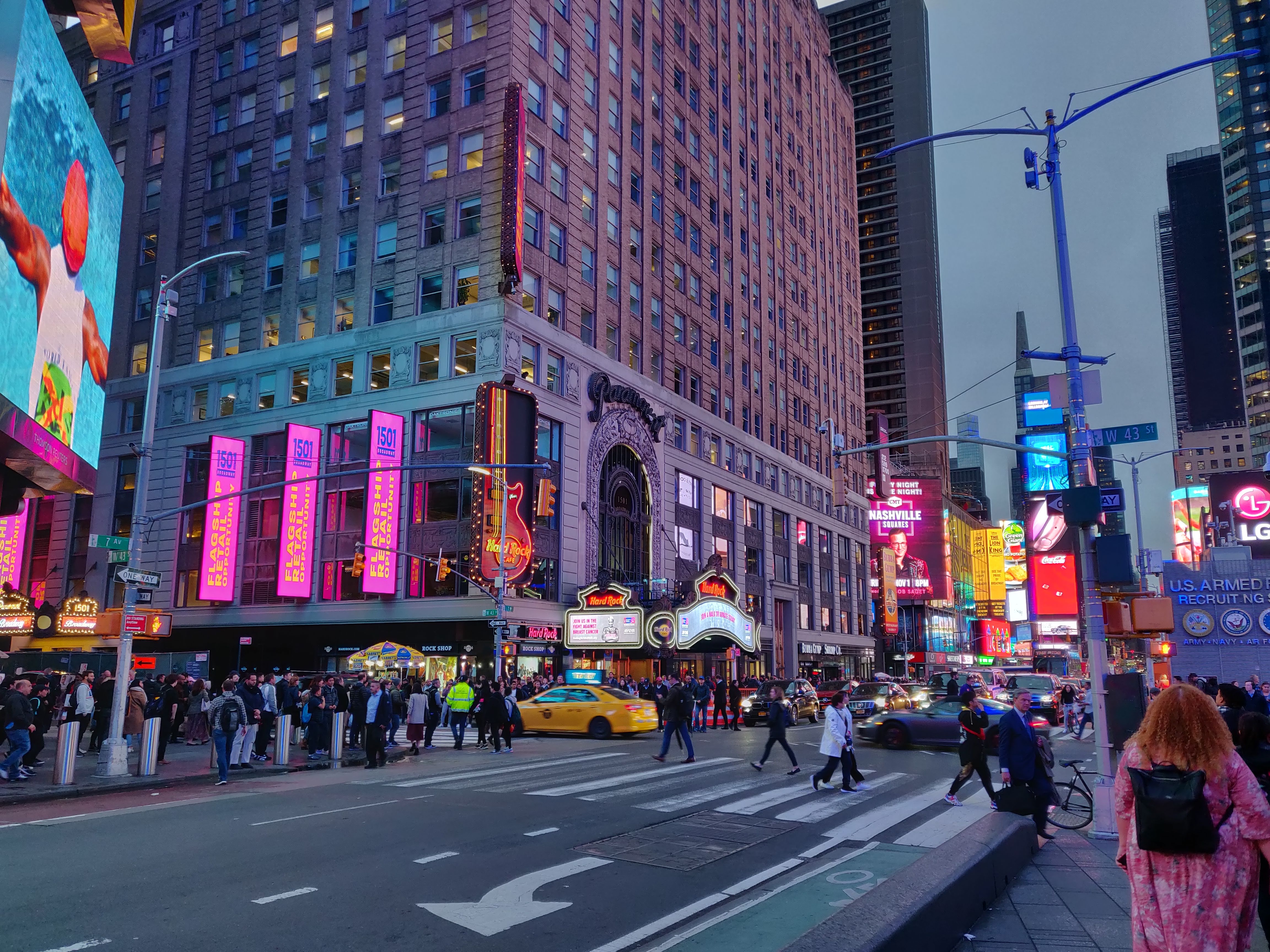 Een wandeling op Times Square