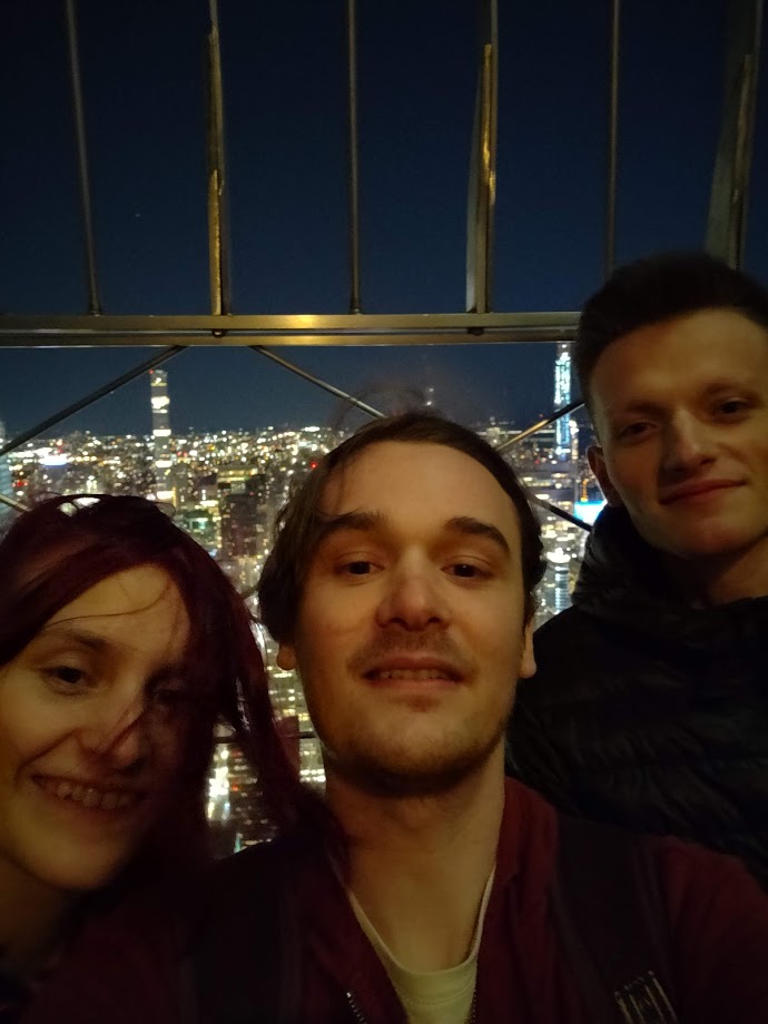 On top of the Empire State Building