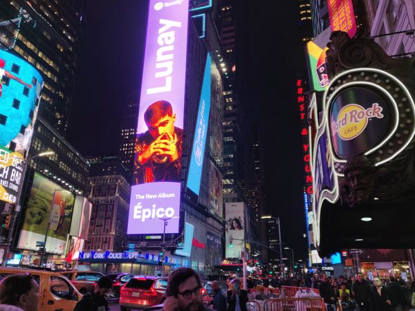 Een wandeling op Times Square